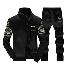 Load image into Gallery viewer, Men's Sportswear Sets 2019 Spring Autumn Male Casual Tracksuit Men 2 Piece Zipper Sweatshirt + Sweatpants Brand Track Suit Set