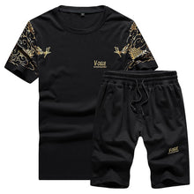 Load image into Gallery viewer, Men's Sportswear Sets 2019 Spring Autumn Male Casual Tracksuit Men 2 Piece Zipper Sweatshirt + Sweatpants Brand Track Suit Set