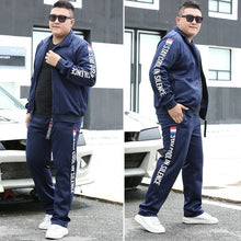 Load image into Gallery viewer, Varsanol New Men Sets Fashion Autumn Spring Sporting Suit Sweatshirt +Sweatpants Mens Clothing 2 Pieces Sets Slim Tracksuit Hots