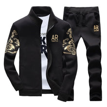 Load image into Gallery viewer, LBL Sportswear Tracksuit Men Spring Autumn Mens Track Suits 2019 Two PCS Sweat Suit Zipper Jacket+Sweatpants Male Brand Clothing