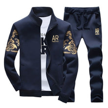 Load image into Gallery viewer, LBL Sportswear Tracksuit Men Spring Autumn Mens Track Suits 2019 Two PCS Sweat Suit Zipper Jacket+Sweatpants Male Brand Clothing