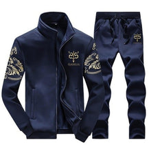 Load image into Gallery viewer, LBL Sportswear Tracksuit Men Spring Autumn Mens Track Suits 2019 Two PCS Sweat Suit Zipper Jacket+Sweatpants Male Brand Clothing